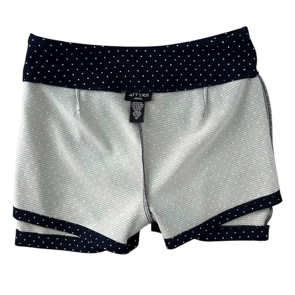 ATTYRE Women’s Skort Stretch PullOn Tennis Golf Pickleball PolkaDot Blue/Wht. 6P - Picture 5 of 9